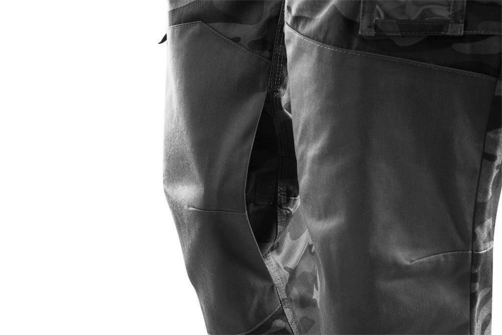 NEO TOOLS Terepmintás Munkásnadrág,, CAMO, CAMO URBAN, 60% pamut, 37% poliészter, 3% elasztán, M 81-232-M
