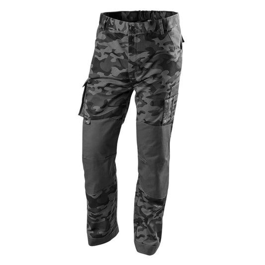 NEO TOOLS Terepmintás Munkásnadrág,, CAMO, CAMO URBAN, 60% pamut, 37% poliészter, 3% elasztán, XXXL 81-232-XXXL