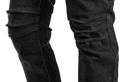 NEO TOOLS Farmer Munkásnadrág, DENIM, fekete, cipzáros oldalzsebekkel, 98% pamut, 410 g/m2, XXL 81-233-XXL