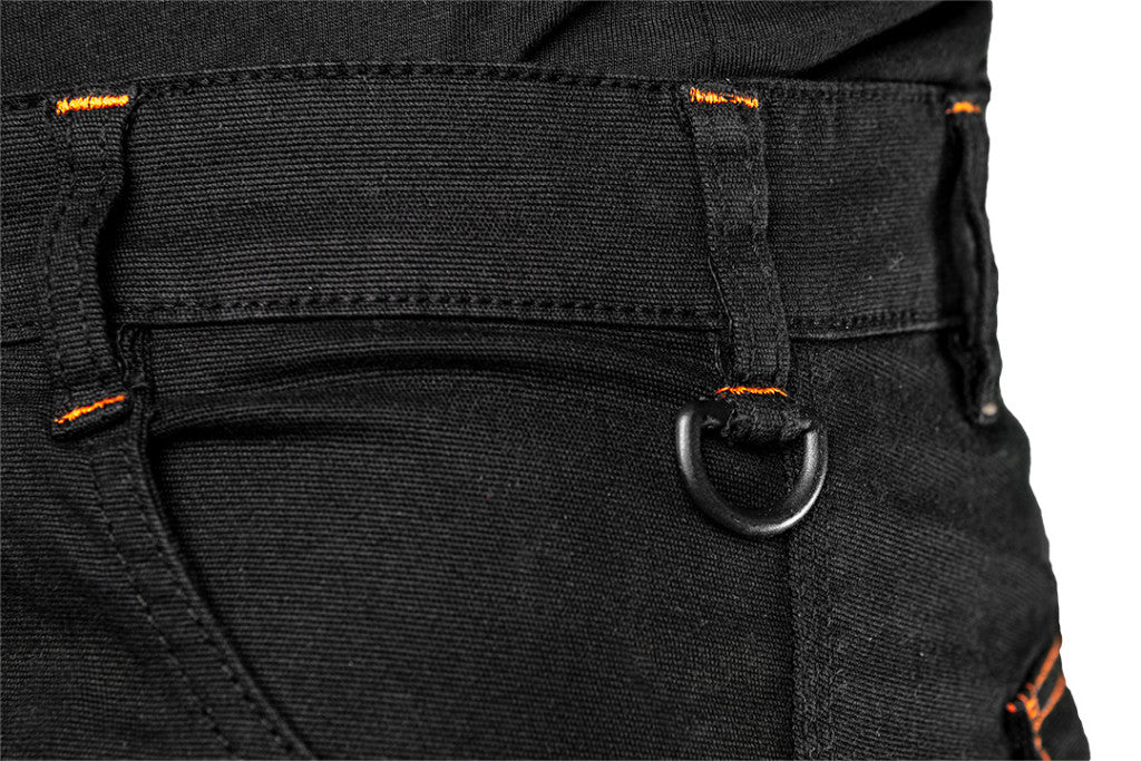 NEO TOOLS Karcsúsított(slim fit), Munkásnadrág, HD, 60% pamut, 37% polyester, 3% elastane, 285 g/m2, övvel, M 81-238-M