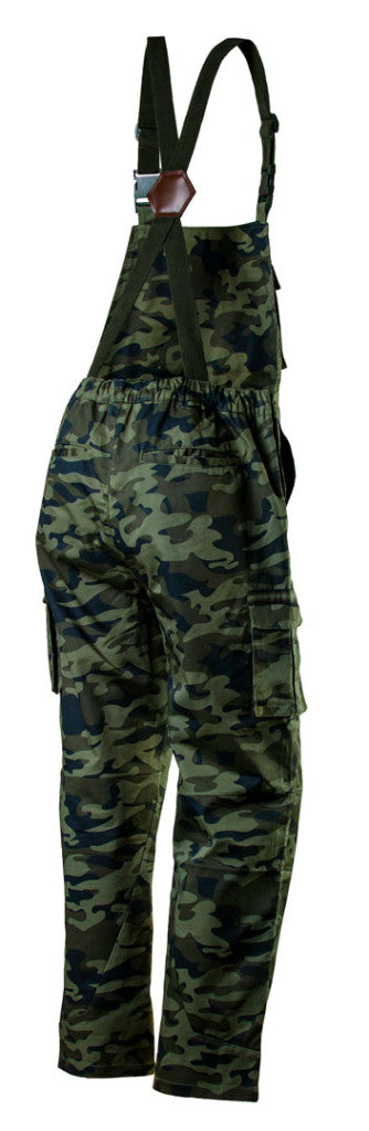 NEO TOOLS Kantáros, terepmintás Munkásnadrág, CAMO, 60% pamut, 40% polyester, 255 g/m2, XS 81-241-XS