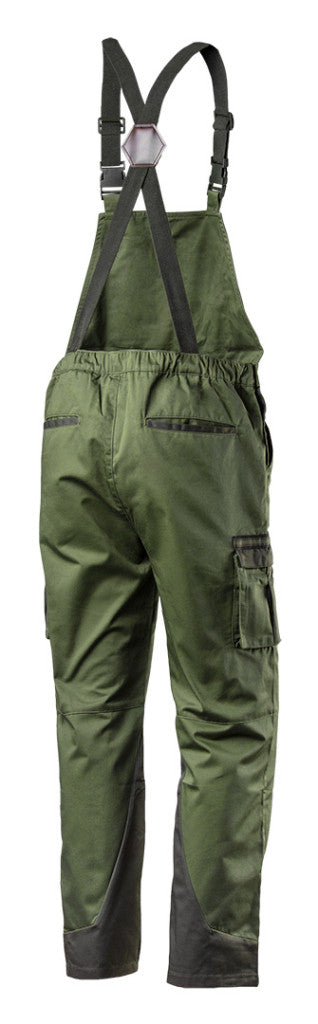 NEO TOOLS Kantáros munkanadrág olíva, 60% pamut, 40% polyester, 255 g/m2, M 81-242-M