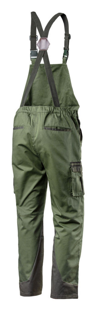 NEO TOOLS Kantáros munkanadrág olíva, 60% pamut, 40% polyester, 255 g/m2,xS 81-242-XS