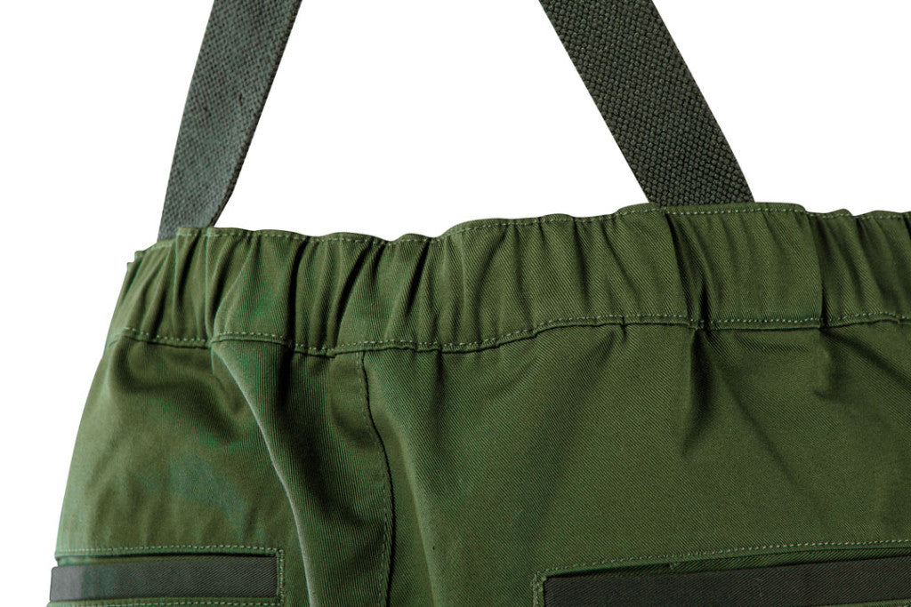 NEO TOOLS Kantáros munkanadrág olíva, 60% pamut, 40% polyester, 255 g/m2,XXL 81-242-XXL
