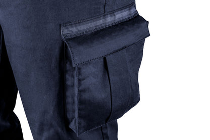 NEO TOOLS Munkanadrág, kantáros, tengerészkék, Navy, 60% pamut + 40% poliészter, M 81-244-M