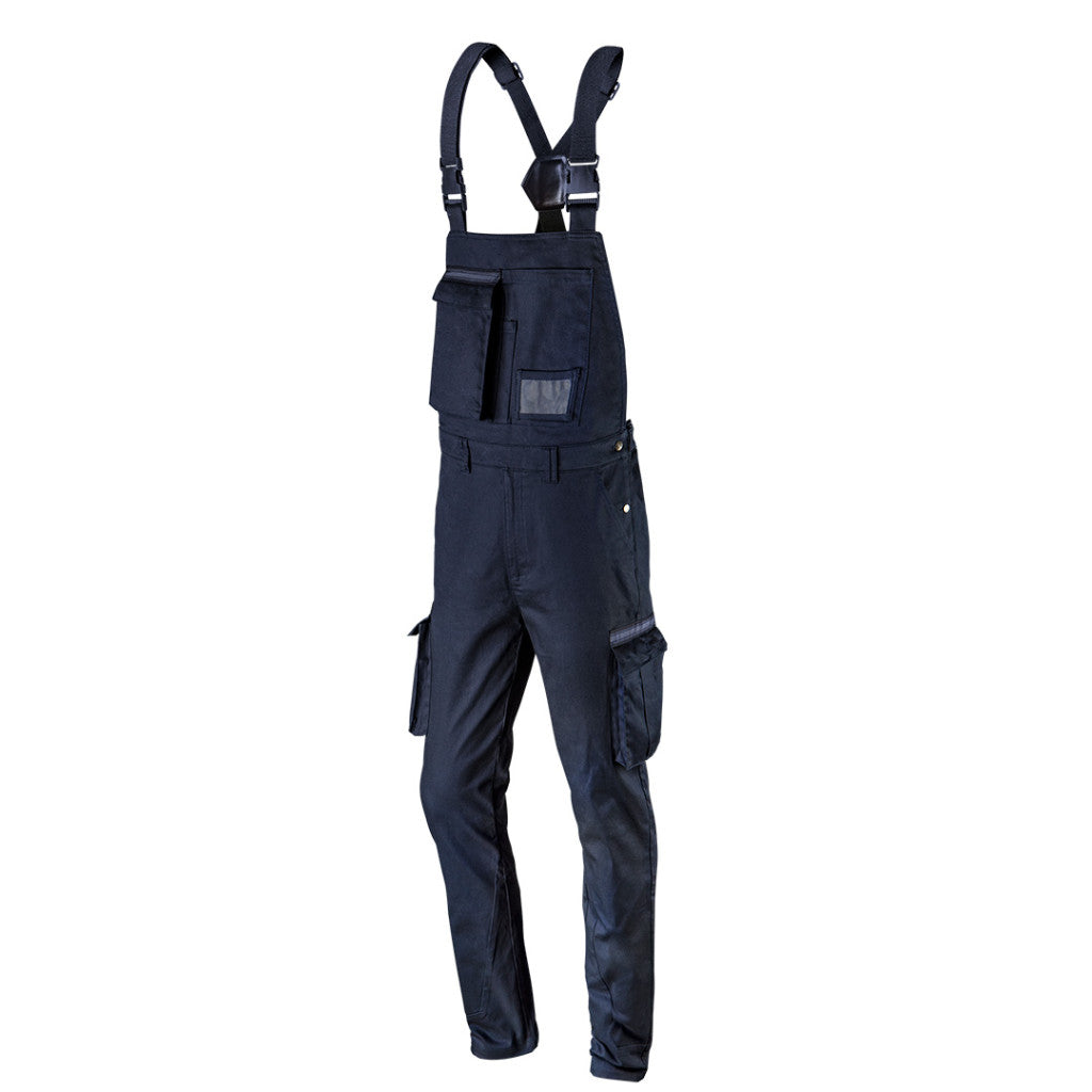 NEO TOOLS Munkanadrág, kantáros, tengerészkék, Navy, 60% pamut + 40% poliészter, XXXL 81-244-XXXL