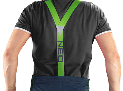 NEO TOOLS Kantáros Munkásnadrág, PREMIUM, 62% pamut, 35% polyester, 3% elastane, M 81-246-M