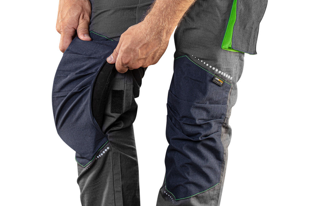 NEO TOOLS Kantáros Munkásnadrág, PREMIUM, 100% pamut, hasadásgátló szövet, XL 81-247-XL