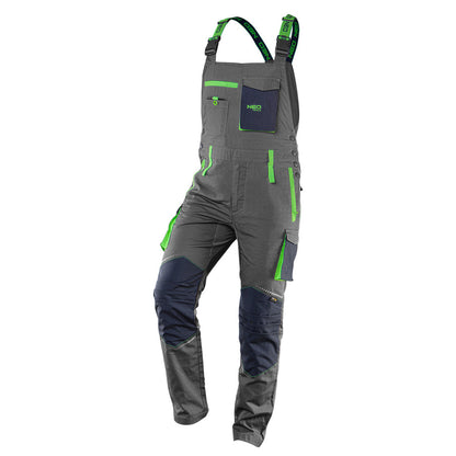 NEO TOOLS Kantáros Munkásnadrág, PREMIUM, 100% pamut, hasadásgátló szövet, XXXL 81-247-XXXL