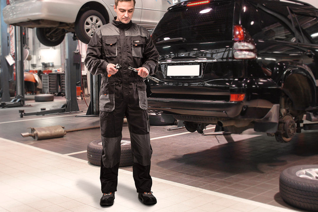NEO TOOLS Overall, HD, L/52 65% poliészter, 35% pamut, 267g/m2, térdprotektor zseb, vékony fényvisszaverő csík, L 81-250-L