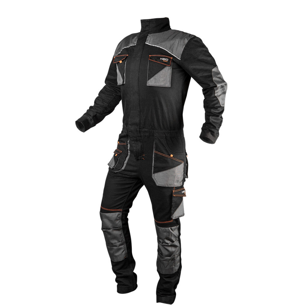 NEO TOOLS Overall, HD, karcsúsított(slim fit), 60% pamut, 37% polyester, 3% elastane, 285 g/m2, XXXL 81-258-XXXL