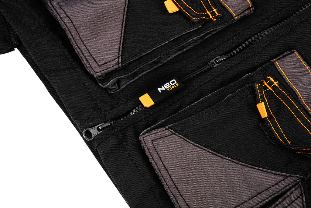 NEO TOOLS Munkamellény karcsúsított(slim fit), 60% pamut, 37% polyester, 3% elastane, 285 g/m2, S 81-268-S
