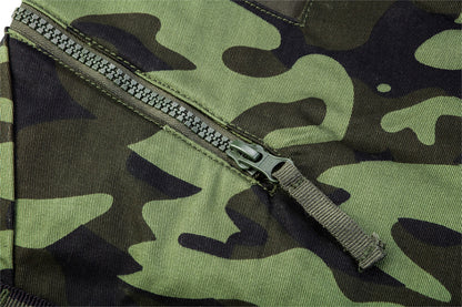 NEO TOOLS Terepmintás Rövid munkásnadrág, CAMO, 60% pamut, 40% polyester, 255 g/m2, S 81-271-S