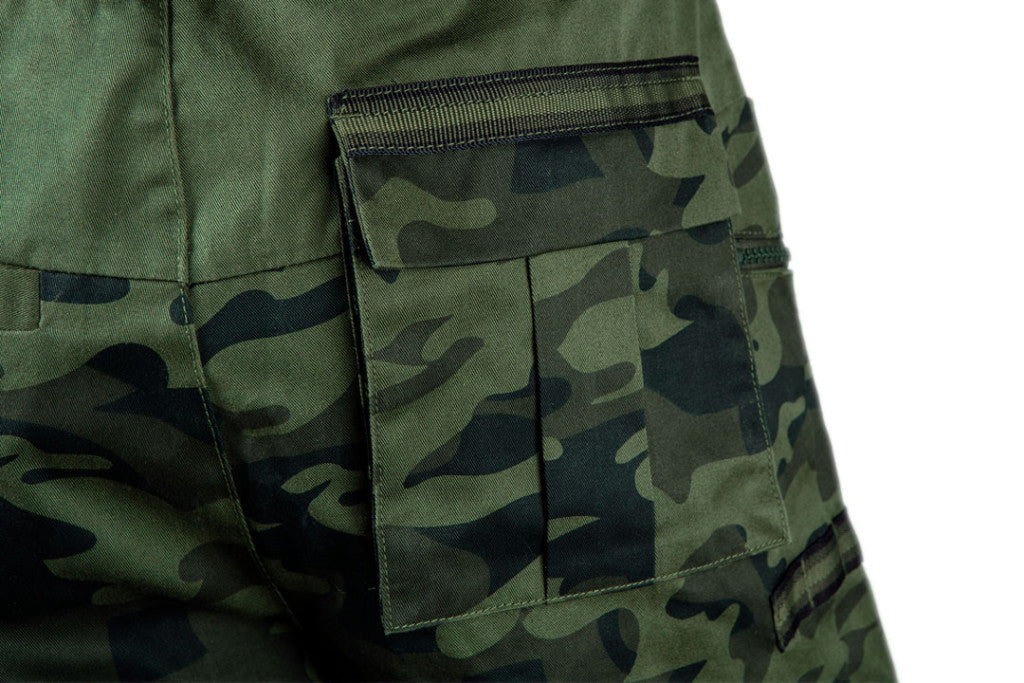 NEO TOOLS Terepmintás Rövid munkásnadrág, CAMO, 60% pamut, 40% polyester, 255 g/m2, XS 81-271-XS
