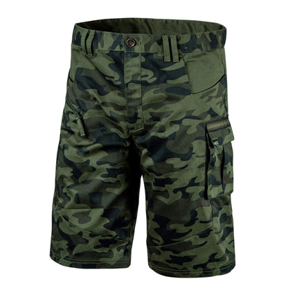 NEO TOOLS Terepmintás Rövid munkásnadrág, CAMO, 60% pamut, 40% polyester, 255 g/m2, XXL 81-271-XXL