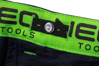 NEO TOOLS Rövid munkásnadrág övvel, PREMIUM, 62% pamut, 35% polyester, 3% elastane, M 81-276-M