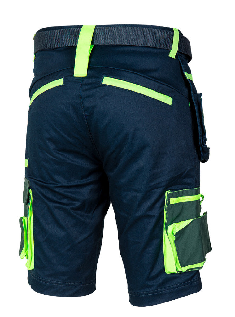 NEO TOOLS Rövid munkásnadrág övvel, PREMIUM, 62% pamut, 35% polyester, 3% elastane, M 81-276-M