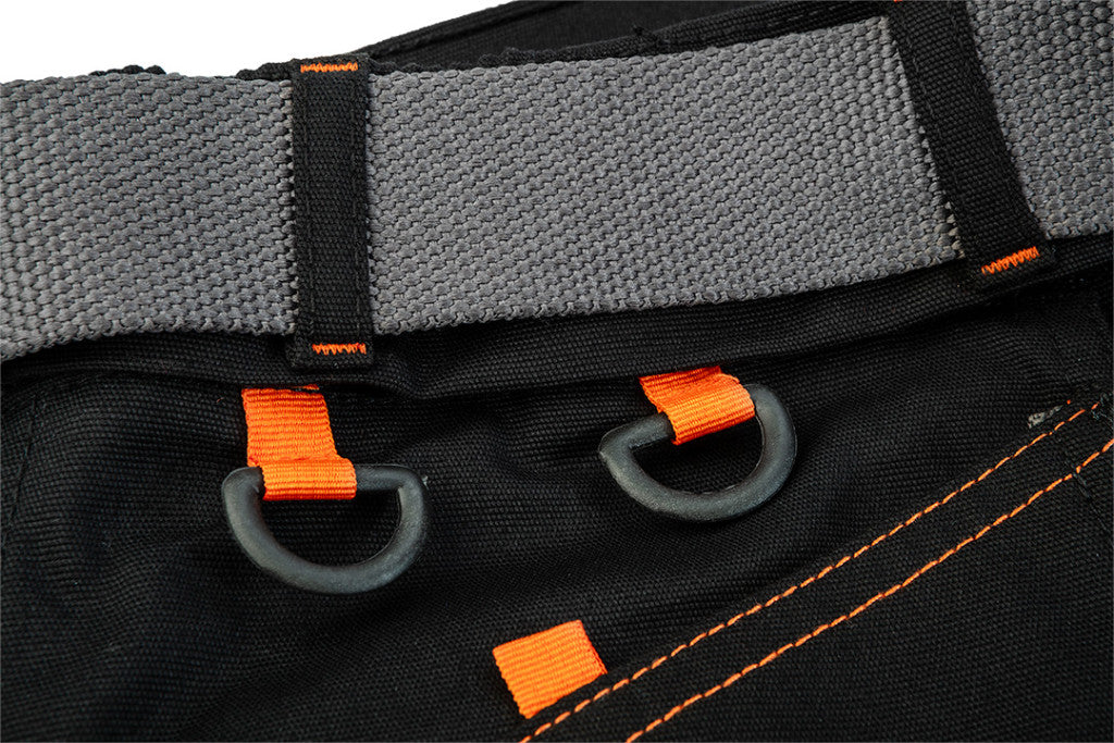 NEO TOOLS Karcsúsított(slim fit) Rövid munkásnadrág, 60% pamut, 37% polyester, 3% elastane, 285 g/m2, övvel, XL 81-278-XL