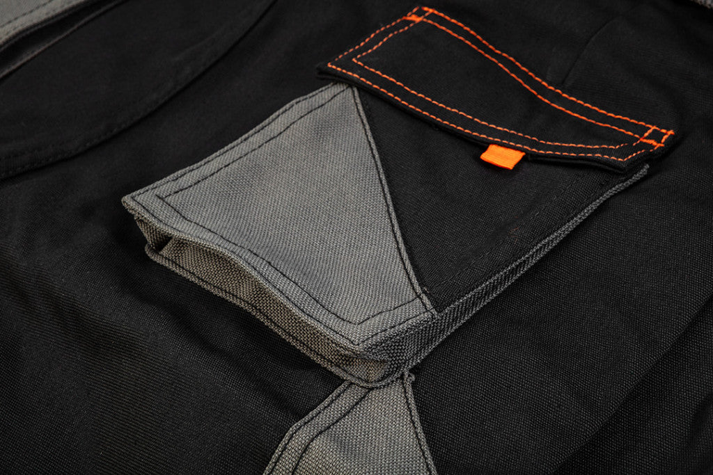 NEO TOOLS Karcsúsított(slim fit) Rövid munkásnadrág, 60% pamut, 37% polyester, 3% elastane, 285 g/m2, övvel, XL 81-278-XL