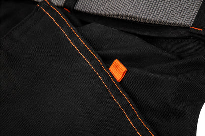 NEO TOOLS Karcsúsított(slim fit) Rövid munkásnadrág, 60% pamut, 37% polyester, 3% elastane, 285 g/m2, övvel, XS 81-278-XS