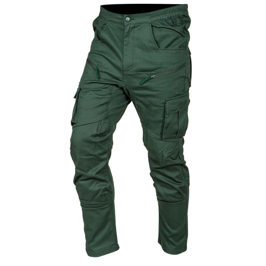 NEO TOOLS Munkásnadrág, OUTDOOR, zöld, 80% pamut, M 81-286-M