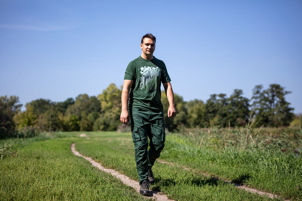 NEO TOOLS Munkásnadrág, OUTDOOR, zöld, 80% pamut, XL 81-286-XL