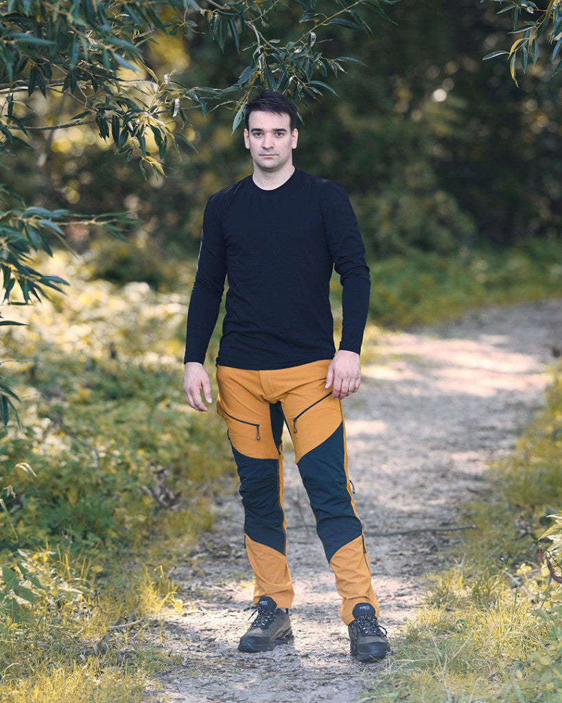 NEO TOOLS Munkásnadrág, OUTDOOR, 4 irányú sztreccs, mustár színű, XL 81-291-XL