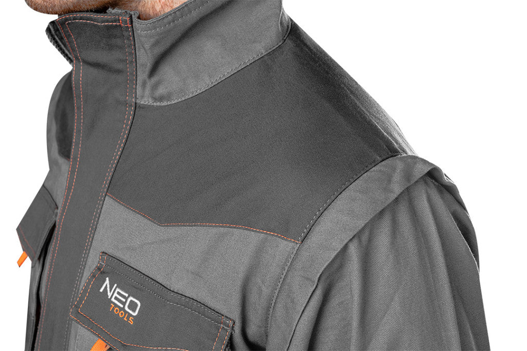 NEO TOOLS Munkadzseki 2 az 1-ben, 100% pamut, M 81-311-M