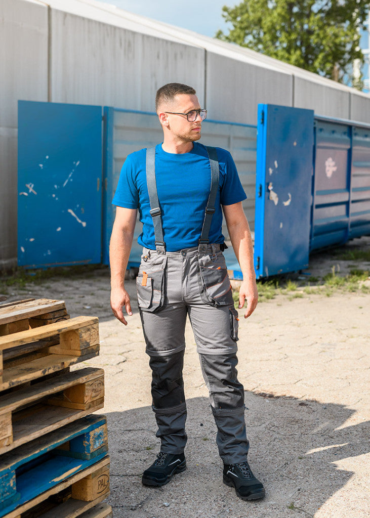 NEO TOOLS Munkanadrág, kantáros, 6 az 1-ben, 100% pamut, L 81-321-L