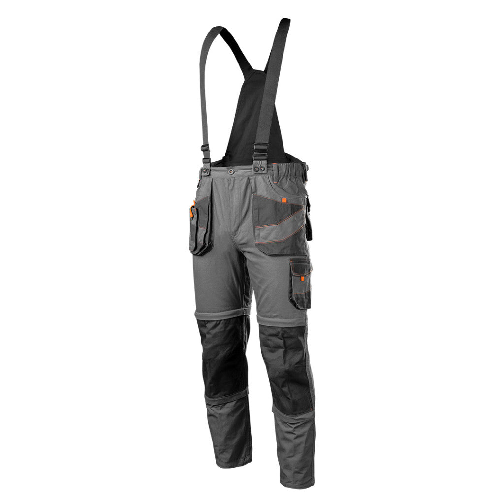 NEO TOOLS Munkanadrág, kantáros, 6 az 1-ben, 100% pamut, S 81-321-S