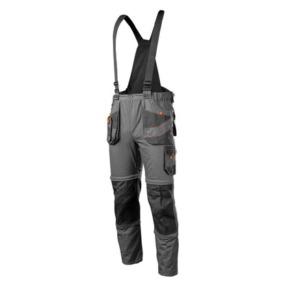 NEO TOOLS Munkanadrág, kantáros, 6 az 1-ben, 100% pamut, S 81-321-S