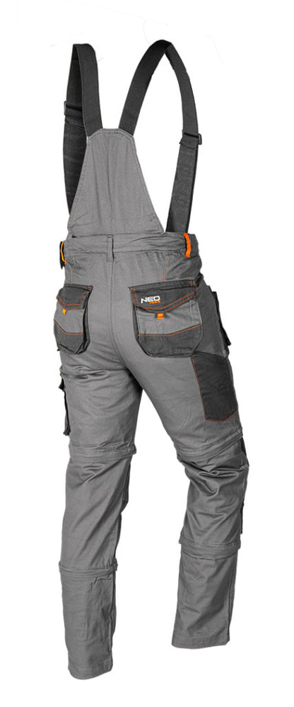 NEO TOOLS Munkanadrág, kantáros, 6 az 1-ben, 100% pamut, XS 81-321-XS