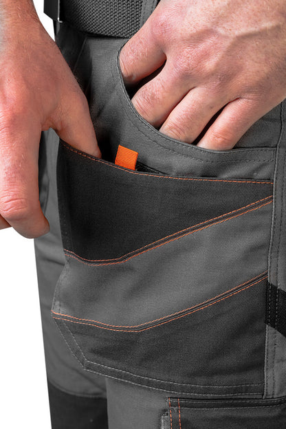 NEO TOOLS Rövid munkásnadrág, 100% pamut, XS 81-331-XS