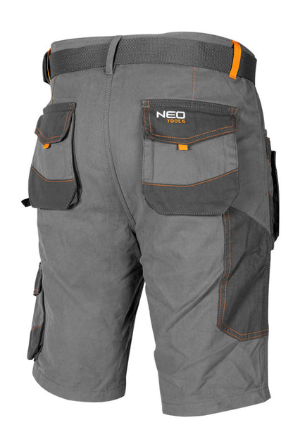 NEO TOOLS Rövid munkásnadrág, 100% pamut, XS 81-331-XS