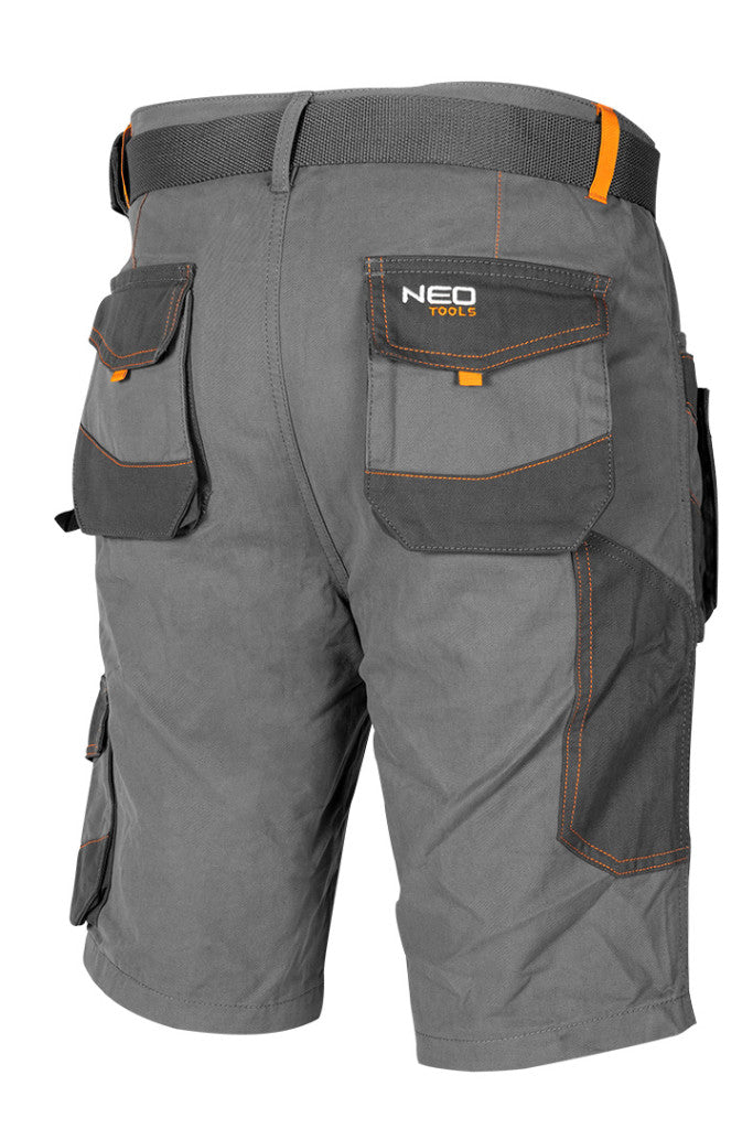 NEO TOOLS Rövid munkásnadrág, 100% pamut, XXL 81-331-XXL