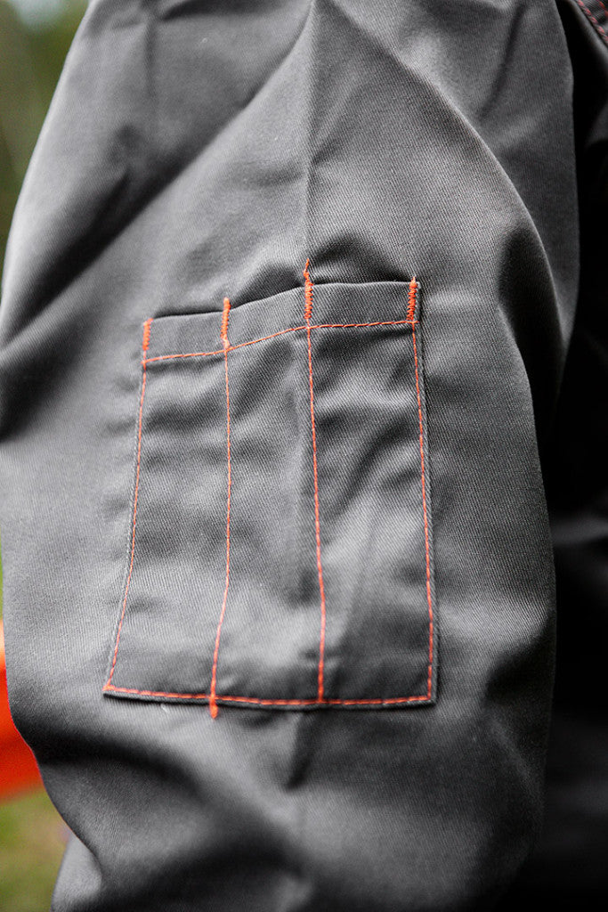 NEO TOOLS Munkavédelmi kabát, BASIC, S/48, 35% pamut, 65% polyester, Többfunkciós zsebek, gumírozott derék, CE EN340 81-410-S