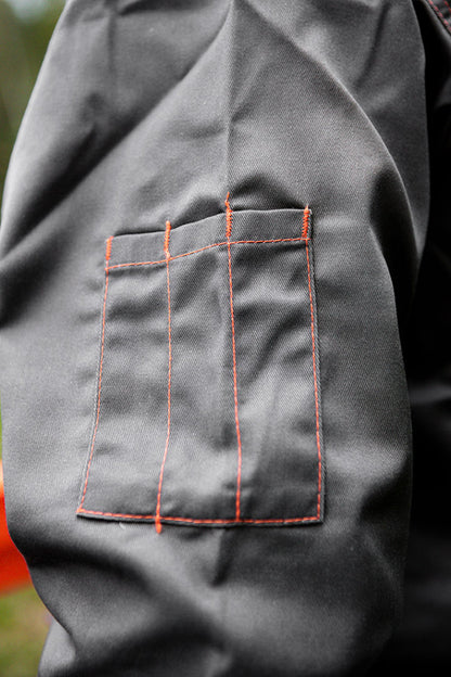 NEO TOOLS Munkavédelmi kabát, BASIC, S/48, 35% pamut, 65% polyester, Többfunkciós zsebek, gumírozott derék, CE EN340 81-410-S