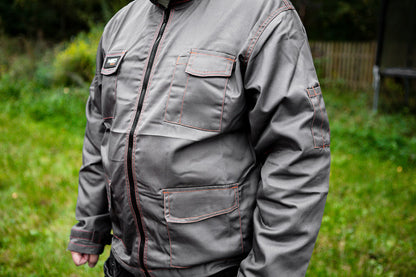 NEO TOOLS Munkavédelmi kabát, BASIC, XL/56, 35% pamut, 65% polyester, Többfunkciós zsebek, gumírozott derék, CE EN341 81-410-XL