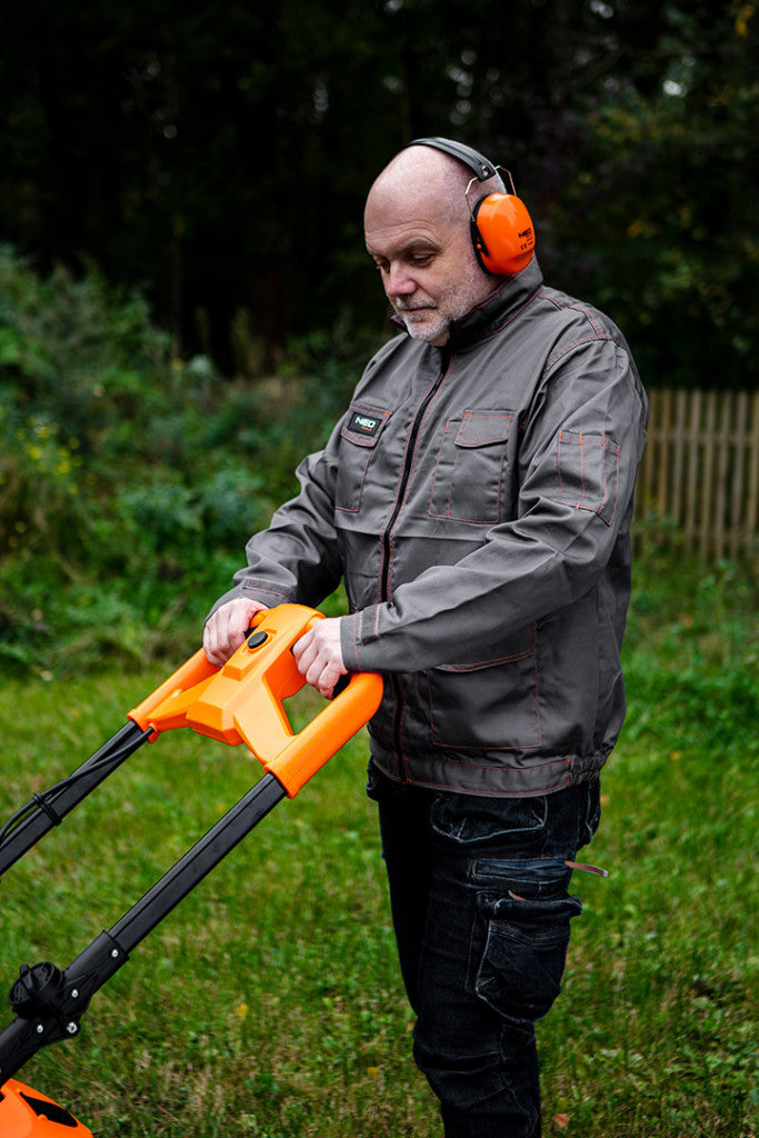 NEO TOOLS Munkavédelmi kabát, BASIC, XL/56, 35% pamut, 65% polyester, Többfunkciós zsebek, gumírozott derék, CE EN341 81-410-XL