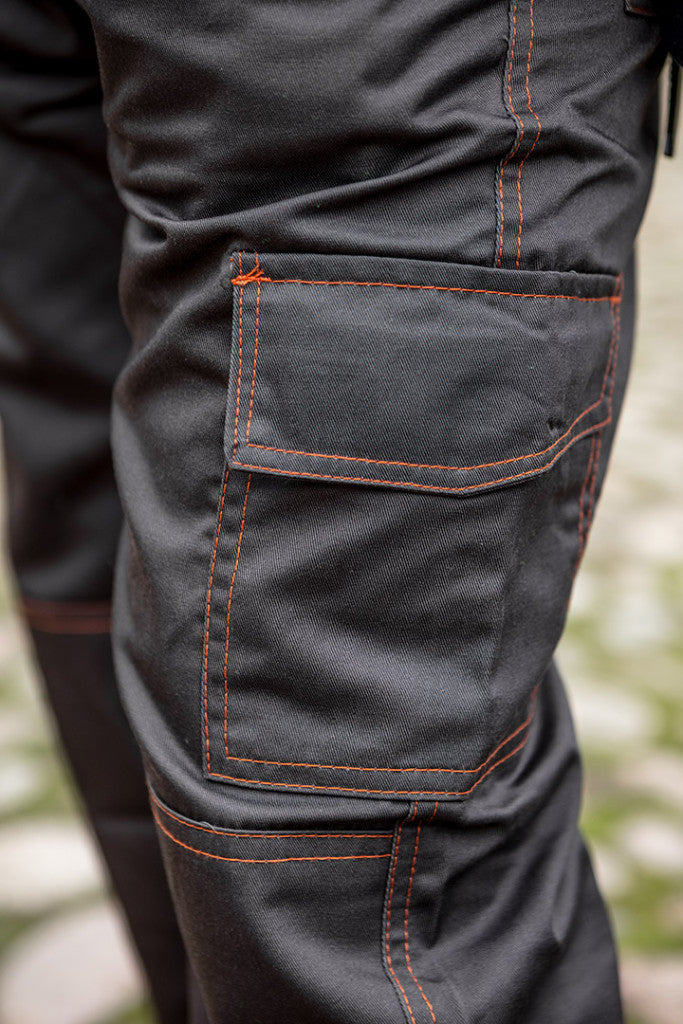 NEO TOOLS Munkásnadrág, BASIC, L/52, 35% pamut, 65% polyester, 245 g/m2, Többfunkciós zsebek, térdprotektor zseb, L 81-420-L