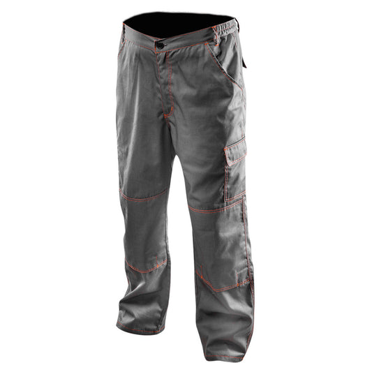 NEO TOOLS Munkásnadrág, BASIC, L/54, 35% pamut, 65% polyester, 245 g/m2, Többfunkciós zsebek, térdprotektor zseb, LD 81-420-LD