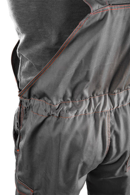 NEO TOOLS Kantáros Munkásnadrág, BASIC, L/52, 35% pamut, 65% polyester, 245 g/m2, térdprotektor zseb, L 81-430-L
