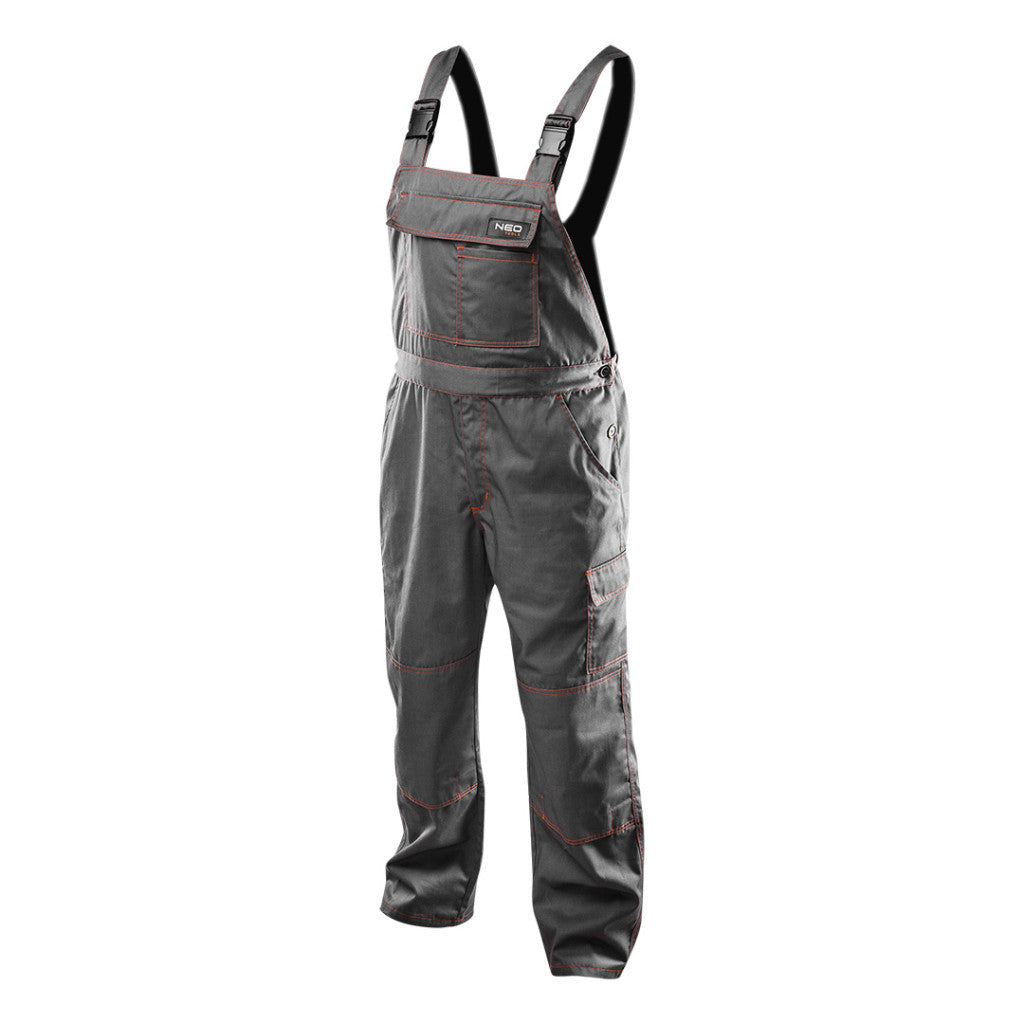 NEO TOOLS Kantáros Munkásnadrág, BASIC, XL/56, 35% pamut, 65% polyester, 245 g/m2, térdprotektor zseb, XL 81-430-XL