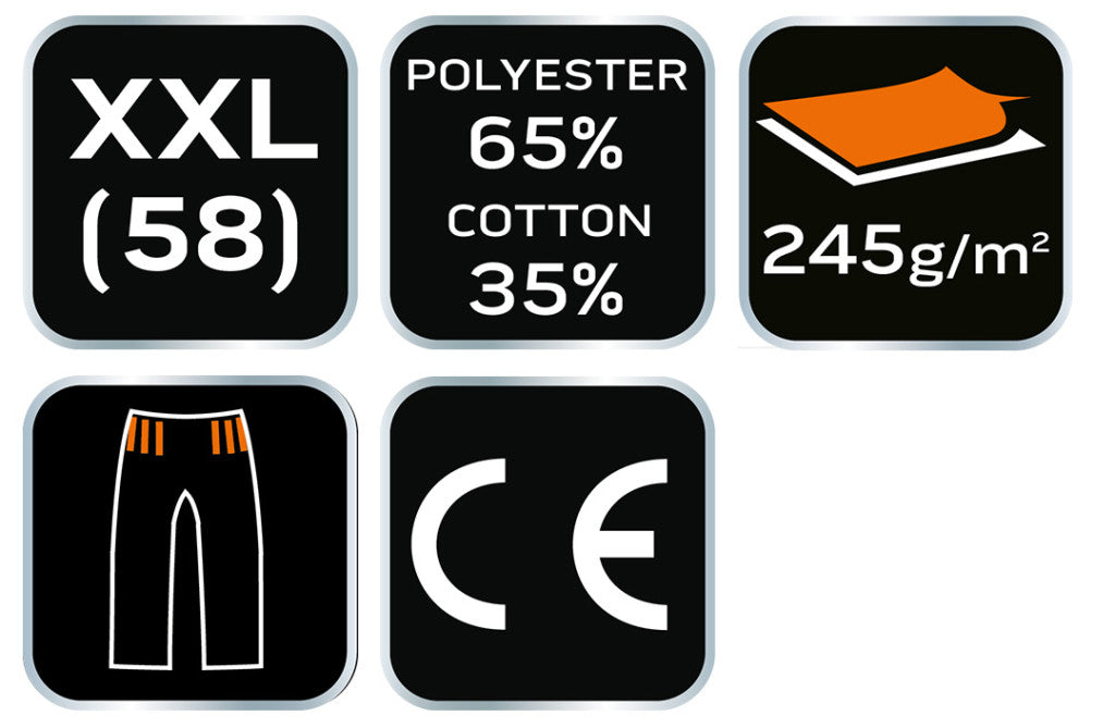 NEO TOOLS Rövid munkásnadrág, BASIC, XXL 81-440-XXL