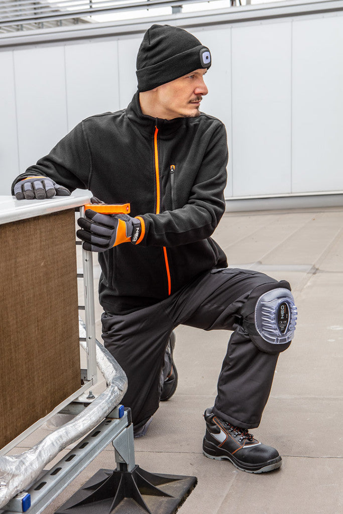 NEO TOOLS Polár Munkavédelmi kabát, fekete, XL/56 81-500-XL
