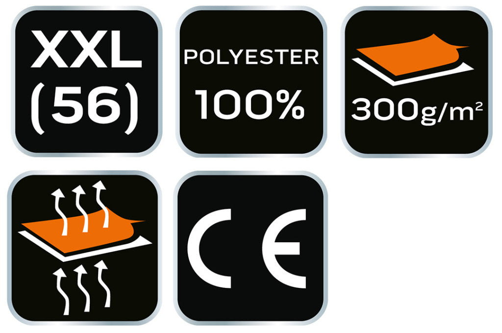 NEO TOOLS Polár Munkavédelmi kabát, zöld, XXL 81-504-XXL