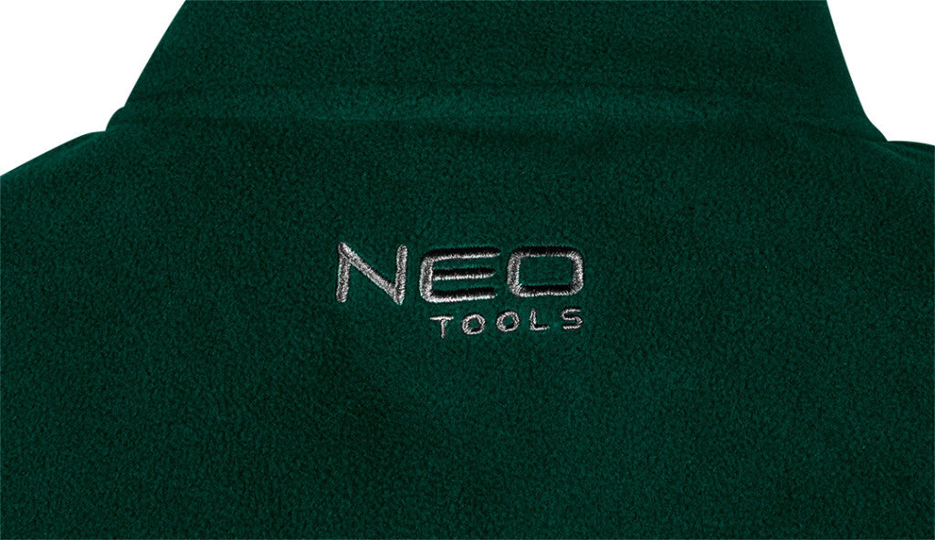 NEO TOOLS Polár Munkavédelmi kabát, zöld, XXXL 81-504-XXXL