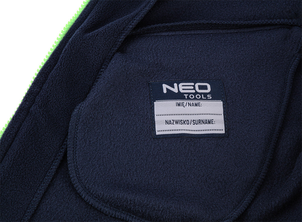 NEO TOOLS Polár Munkavédelmi kabát, PREMIUM, Cordura megerősítésekkel, M 81-506-M