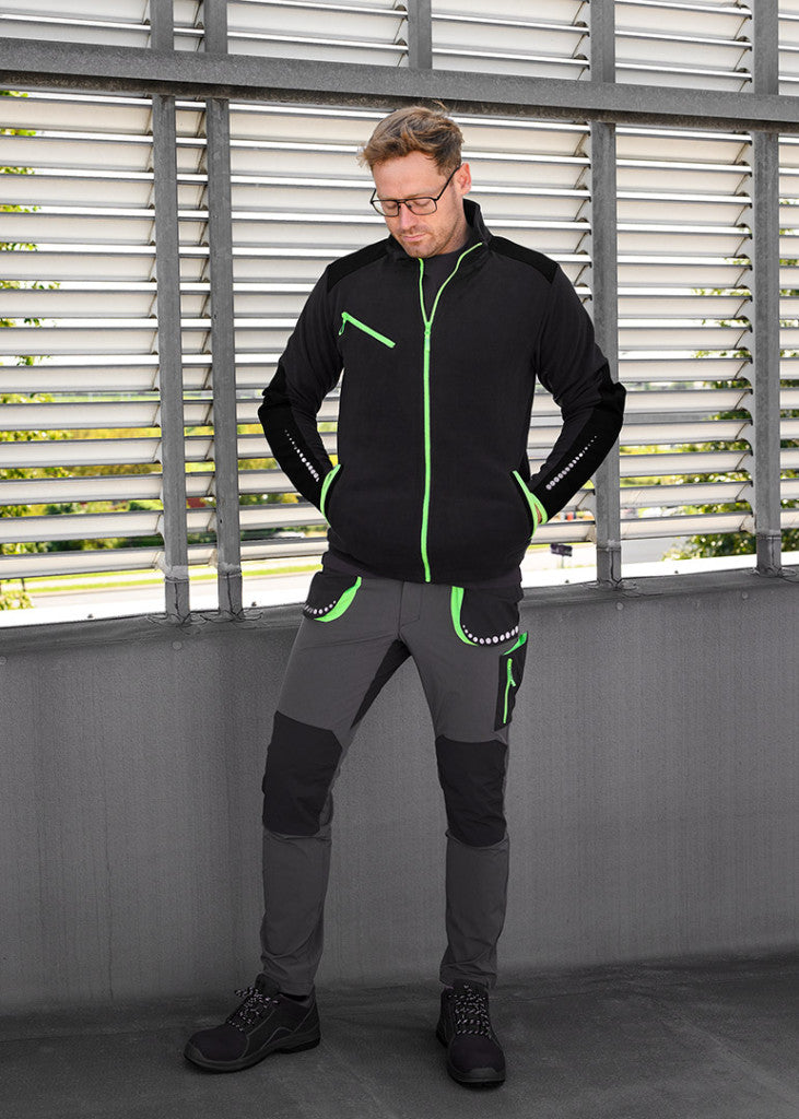 NEO TOOLS Polár Munkavédelmi kabát, PREMIUM, fekete, cordura megerősítésekkel, 300g/m2, M 81-507-M