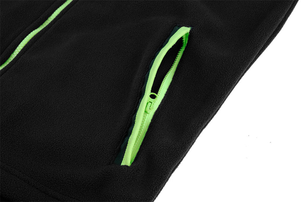 NEO TOOLS Polár Munkavédelmi kabát, PREMIUM, fekete, cordura megerősítésekkel, 300g/m2, XL 81-507-XL